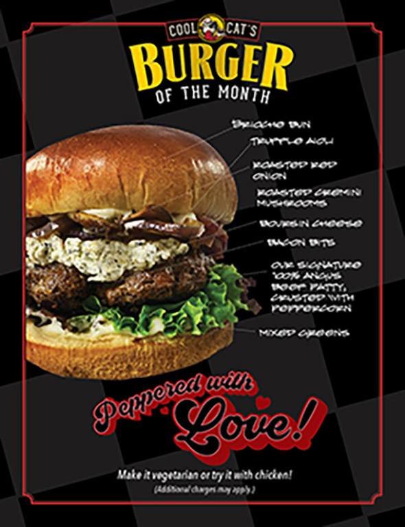 Cool Cat’s February Burger of the Month